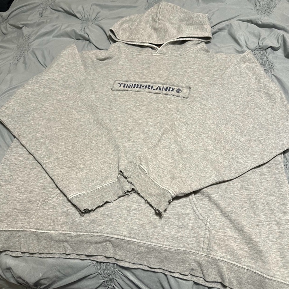 Timberland Light Gray Pullover Hoodie